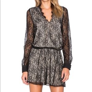Alice + Olivia Black Lace Dress
